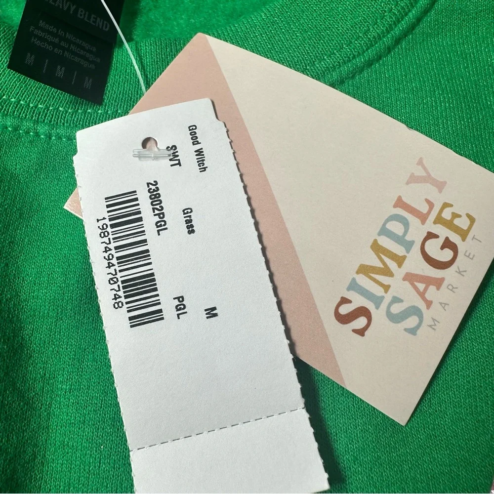 WICKED/"GOOD WITCH" CREW NECK SWEATSHIRT/SIZE:M - Picture 7 of 12